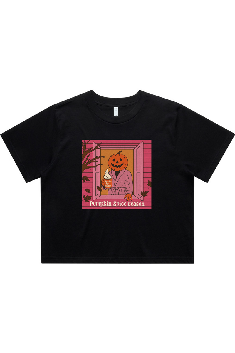 Pumpkin Spice Season -  Women Crop Top