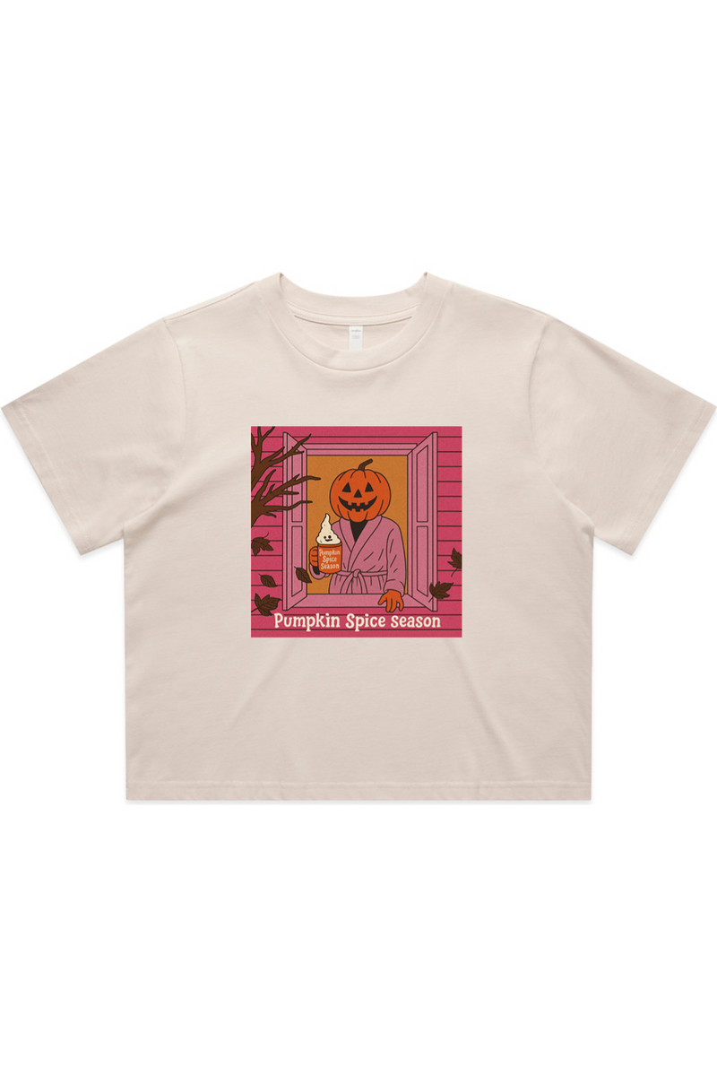 Pumpkin Spice Season -  Women Crop Top