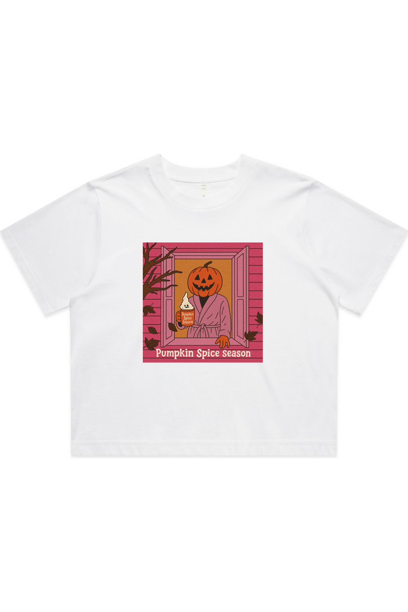 Pumpkin Spice Season -  Women Crop Top