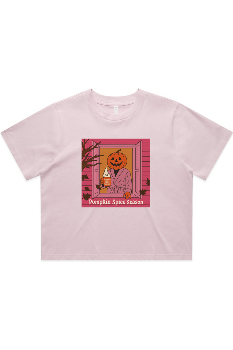 Pumpkin Spice Season -  Women Crop Top